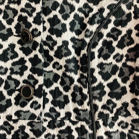 Charter Club / Animal Print Peplum Blazer/Blouse - Picture 4 of 8
